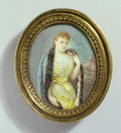Portrait of Edith Wharton (1862-1937), 1890 by Fernand Paillet